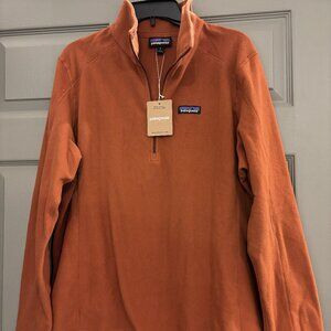 Patagonia Women's Micro D Quarter Zip Fleece - Burnished Red